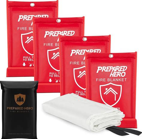 Prepared hero blanket. PREPARED HERO EMERGENCY FIRE BLANKET: Extinguish small fires quickly and easily with no mess (unlike common fire extinguishers). Simply deploy the blanket by pulling down the tabs. PREPARED HERO PEACE OF MIND: Peace of mind for when fire happens from the brand you trust. Keep the Fire Blanket in the kitchen, … 