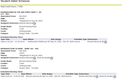 Preparing for fall term courses by checking your schedule Office of