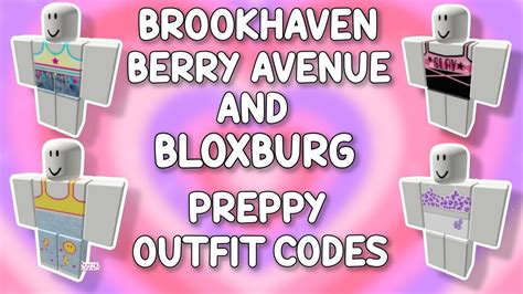 Preppy codes for berry avenue. ⊹︵‿︵‿ʚ♡ɞ‿︵‿︵⊹hii ; i show *NEW aesthetic BROWN HAIR CODES for bloxburg, berry avenue, brookhaven PT.7!* which you can use for bloxburg, roleplays, berry aven... 