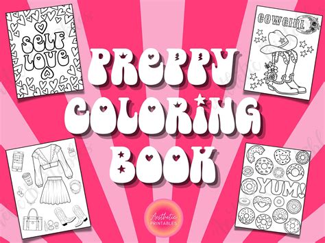 Preppy coloring ideas. preppy aesthetic coloring book. be good to yourself. aesthetic intricate designs 8. Aesthetic Coloring Pages are a Great Way to Unwind. These aesthetic preppy coloring sheets are the best printables for kids and adults! Enjoy the many different designs of these free printables available for instant download! 