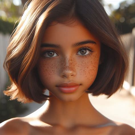 Prepubescent girls model. .  ...