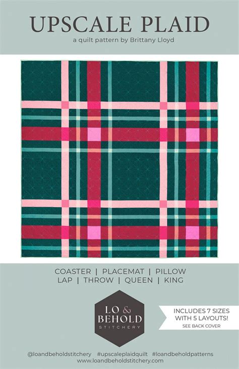 Prequilt upscale plaid. 50 for 1 pattern #127 NOTE: This listing is for a p...