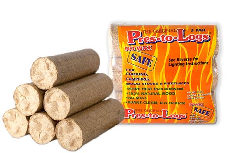 Pres-To-Logs - Compressed Natural Wood Logs for …