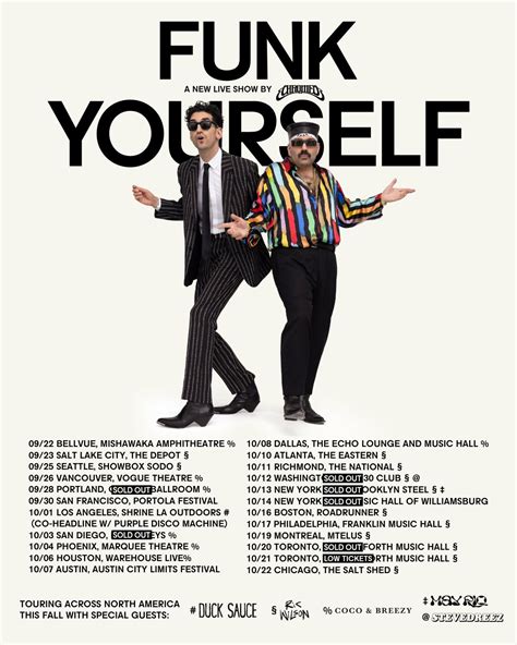 Presale Codes for Chromeo Funk Yourself with Ric Wilson, Coco & Breezy and May Rio