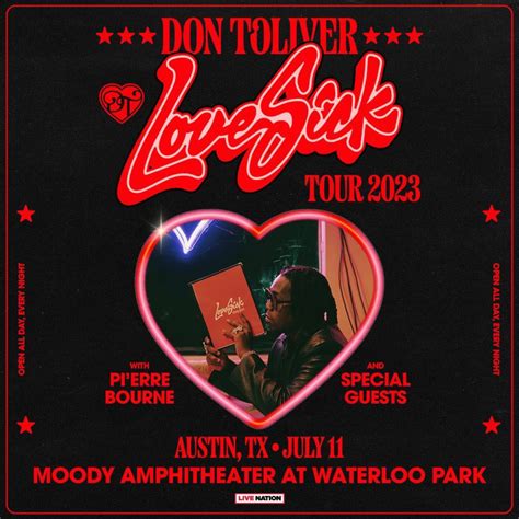 Presale Codes for Don Toliver Thee Love Sick Tour 2023 with Pi’erre Bourne