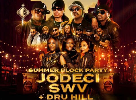 Presale Codes for Jodeci, SWV and Dru Hill Summer Block Party 2023 Tour