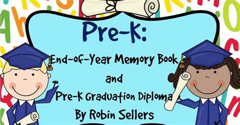 Preschool Graduation Diplomas and PreK End of Year Memory Book for