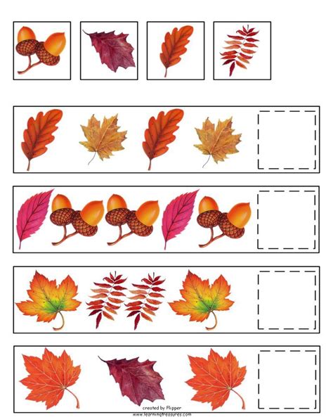 Preschool Math Google Images Fall Preschool Fall Patterns Fall Math