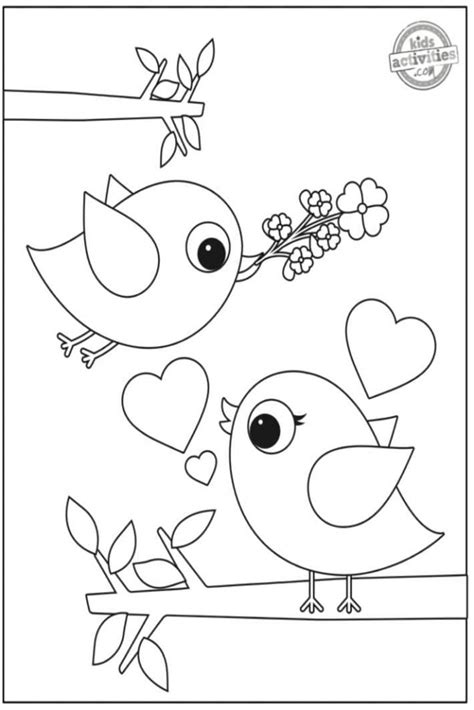 Preschool Valentines Coloring Pages