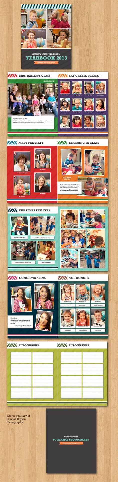 Preschool Yearbook Templates