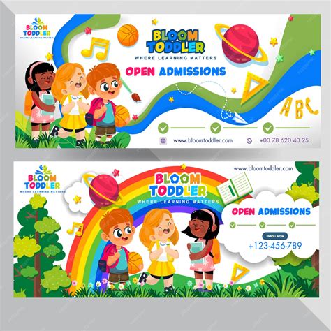 Preschool banner design.  Our Head Start program serves over 2,000 child...