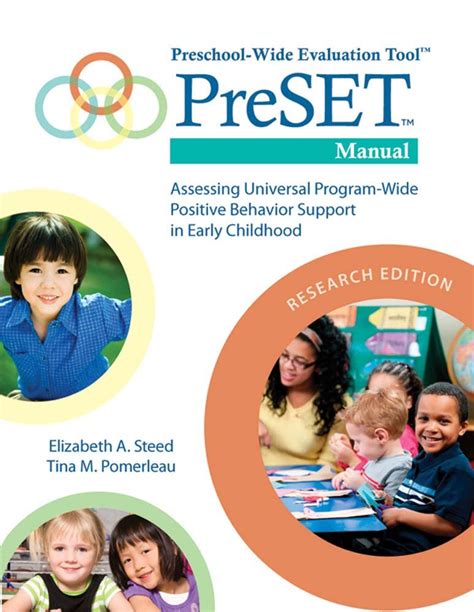 Preschool wide evaluation tool manual assessing universal program wide positive behavior support in. - Manuale per l'utente della macchina per cucire husqvarna 500.