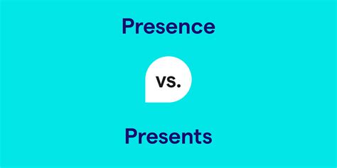 Presence vs. representation