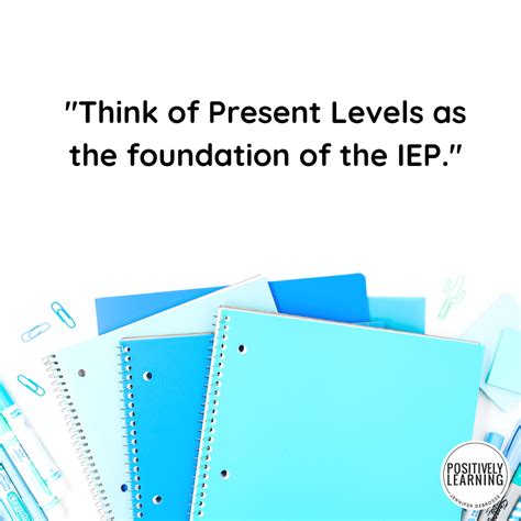 Present Levels in Special Education Positively Learning