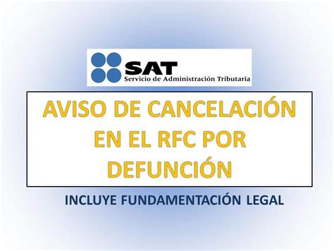 Presenta el aviso de cancelación en el RFC de tu empresa