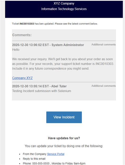 Presentable ServiceNow Notifications An IT and Dev Blog