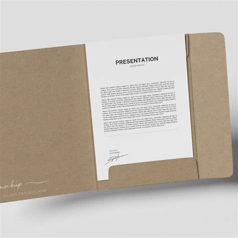 Presentation Folder Presentation folder, Presentation folder