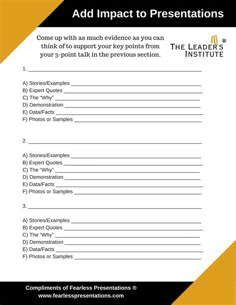 Presentation Handout Template Word Database