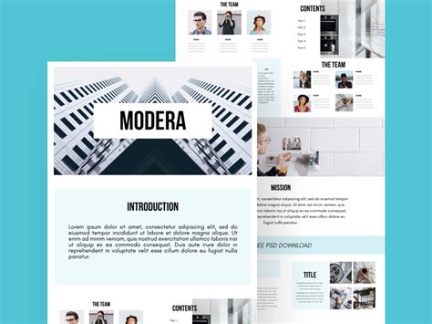 Presentation Templates Free PSD Template PSD Repo