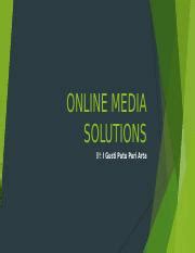 Presentation Title Log Into Your Online Media Solutions