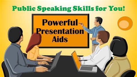 Presentation aids are resources beyond the speech words and delivery that a speaker uses to enhance the message conveyed to the audience. The type of presentation aids that speakers most typically make use of is visual aids: pictures, diagrams, charts and graphs, maps, and the like. Audible aids include musical excerpts, audio speech excerpts ...
