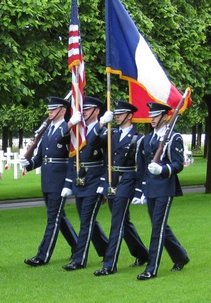 Remember, presenting the colors should be your goal 99% of the time. That means you enter, present, and leave with the colors while an american flag or set of flags is already posted. Posting the colors, where the team enter, presents, posts, and departs without the flags, is rare and only for special situations. We are Posted, Now What?. 