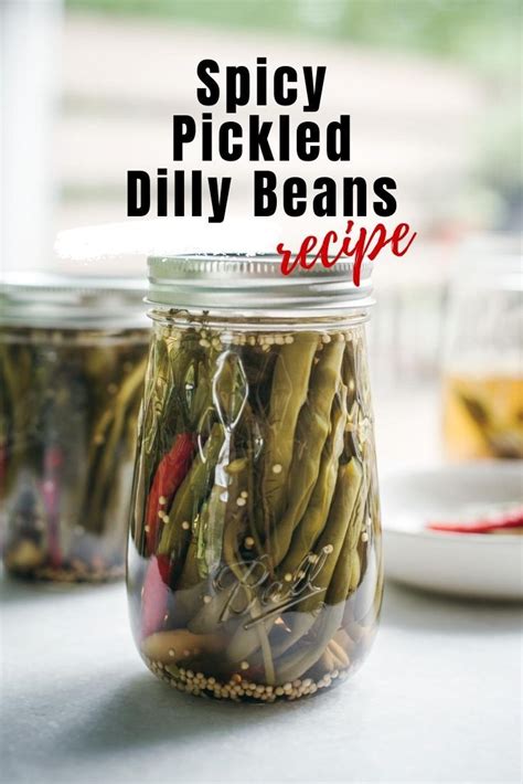 Preserves: The Best Spicy Mixed Dilly Beans Recipe