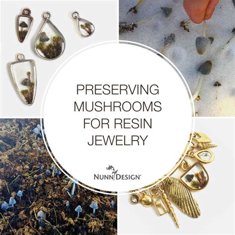 Preserving Mushrooms for Resin Jewelry - Nunn Design