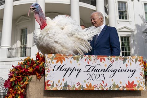 President Biden celebrates 81st birthday pardoning Thanksgiving turkeys