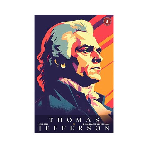 President Thomas Jefferson Poster The Hall of Presidents