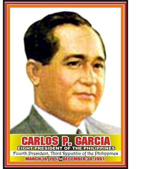 President carlos p. garcia biography