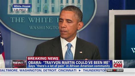 President Obama said he came out to speak to the issue of the Trayvon Martin ruling.. 