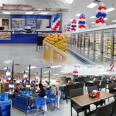 Presidente supermarket 39. You may recognize the supermarket chains near you, but there are many other large ones throughout the United States. These stores offer a wide variety of items, from basic staples ... 