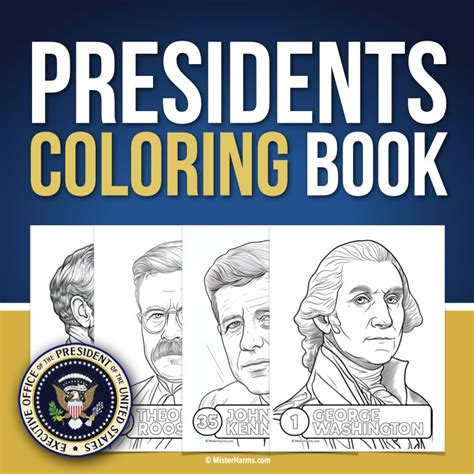Presidents Coloring Shee