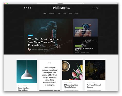 Press Blog Template Free HTML Website Templates