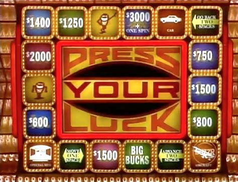 Press your luck game. Things To Know About Press your luck game. 
