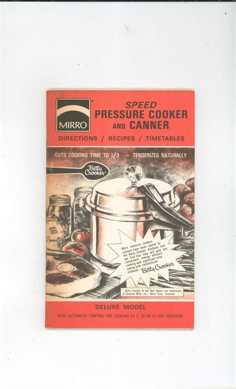 Pressure cooker canners instructions manual recipe book. - Rv repair and maintenance manual slide out.