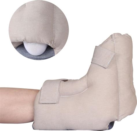 Pressure relief boots when in bed