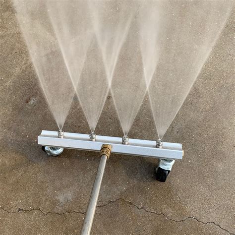 Pressure washer surface cleaner is ideal for removing loose 