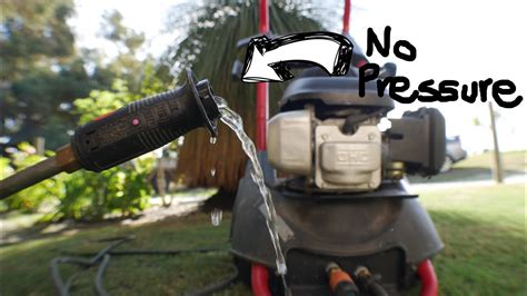 Pressure washer no pressure. This video provides step-by-step instructions for replacing the pump on Homelite pressure washers. The most common reason for replacing the pump is if it has... 