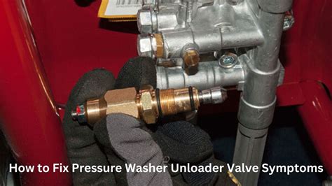 Pressure Washer Unloader Valve Symptoms . If your pressure washer is having trouble starting up, or if it seems like the pump isn’t building pressure, there’s a good chance that the unloader valve is the culprit. The unloader valve is responsible for diverting water flow from the pump when the trigger isn’t being pulled, and it also .... 