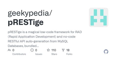 Prestige documentation.  pRESTige is a magical framework for RAD (Rapid Application ...