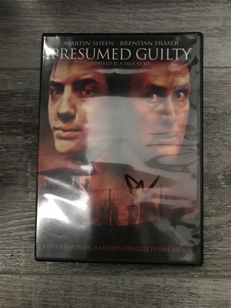 Presumed Guilty (DVD, 1991/2005) Martin Sheen Brendan Fraser