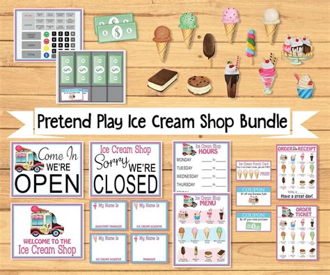 Pretend ice cream - Etsy Nederland