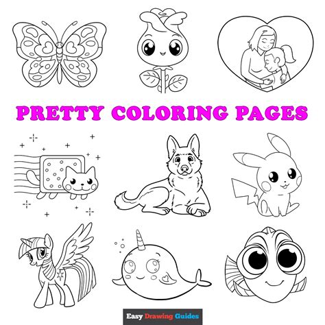 Pretty Coloring Sheets