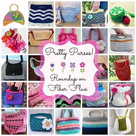 Pretty Purses! 20+ Free Crochet Purse Patterns... Fiber Flux