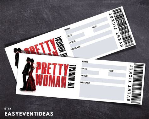 Pretty Woman - The Musical Tickets - Section R1 Row C - Northern ...