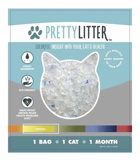 Pretty litter blue color. A unique new type of litter may be a life-saver for some cats. Pretty Litter&nbsp;detects urinary abnormalities and changes color when the acid, alkaline or bilirubin levels change, potentially ... 