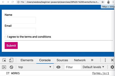 Prevent Default and Form Events Beginner JavaScript Wes Bos