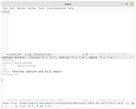 Prevent deletion of manually saved captures during accidental abort of